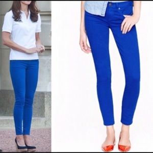 J. Crew skinny toothpick stretch royal blue 29
